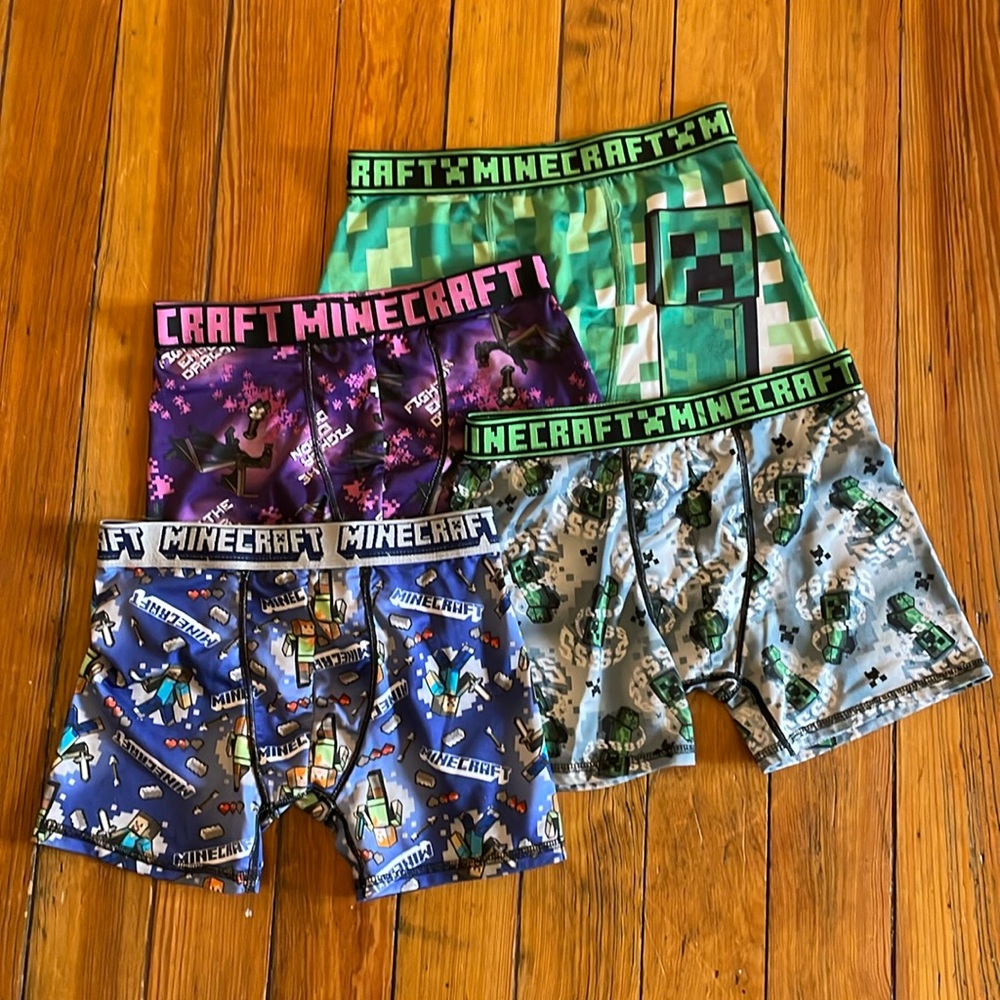 Minecraft briefs/underwear size 10